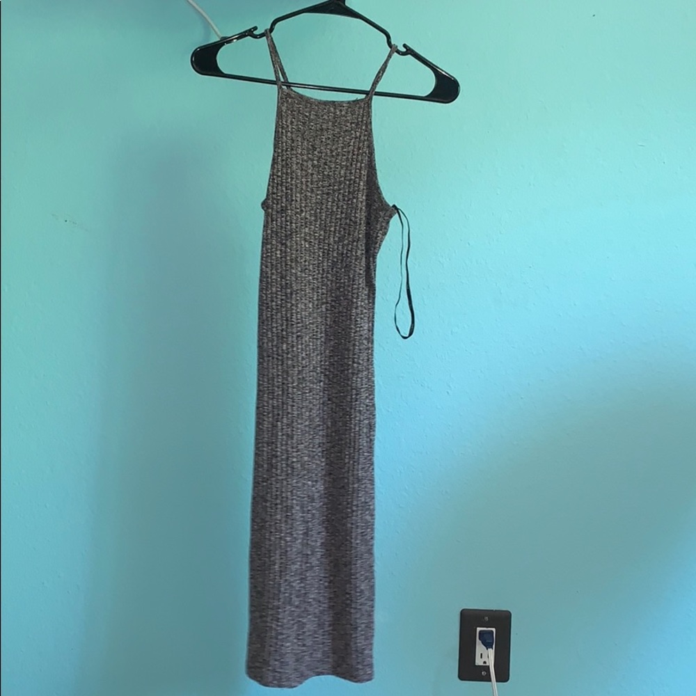 gray dress